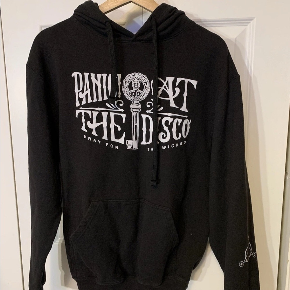 Panic at the disco‎ mens sz M hoodie pray for the wicked Tultex Black Hoodie